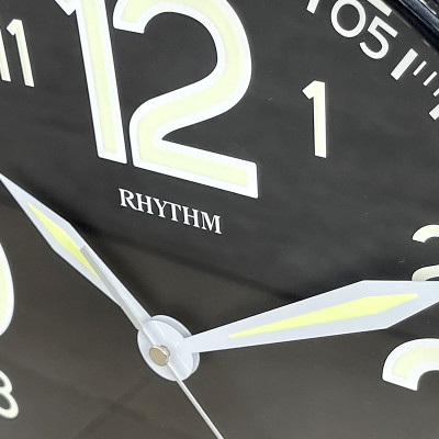 Đồng hồ Rhythm CMG499BR02 Kt 31.0 x 4.5cm, 735g Vỏ nhựa. Dùng Pin.