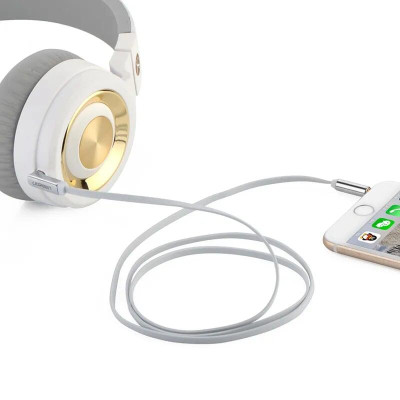 Ugreen UG10750AV119TK 0.5M màu Trắng Cáp âm thanh 2 đầu 3.5mm dương dây tròn TPE cao cấp - HÀNG CHÍNH HÃNG