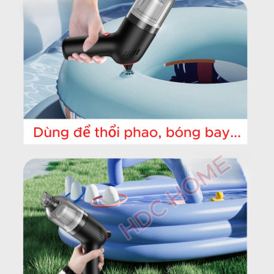 Máy Hút Bụi Cầm Tay Không Dây, Máy Hút Bụi Ô Tô, Máy Tính, Giường Nệm, Lông Chó Mèo -  Hàng Nhập Khẩu