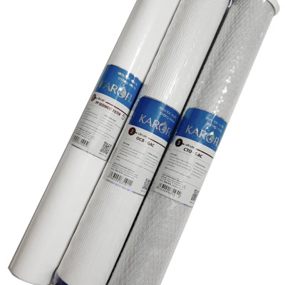 Combo lõi lọc nước 1,2,3 20 inch - Chính Hãng Karofi 