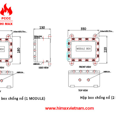 Hợp đựng module chống nổ hi max FCJB