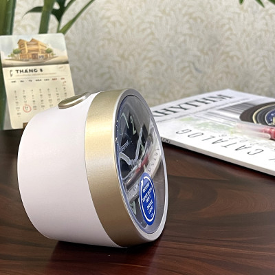 Đồng hồ Rhythm CRA859NR13- Kt 12.0 x 10.1 x 6.7cm, 184g. Vỏ nhựa, dùng PIN