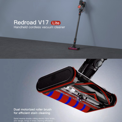 Máy Hút Bụi Không Dây Xiaomi Redroad V17 Lite Lực Hút 26.500 Pa Pin Rời - Hàng Chính Hãng