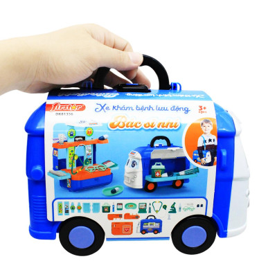 Đồ Chơi Xe Khám Bệnh Lưu Động - Bác Sĩ Nhí - Firstar DK81356