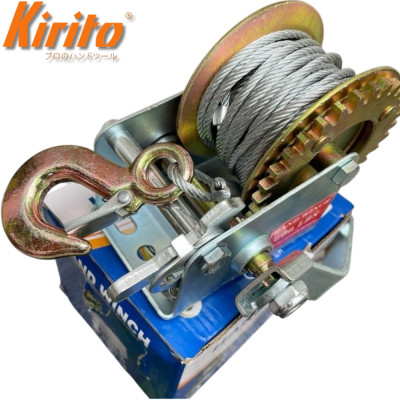 Tời Quay Cầm Tay kéo vật nặng 600lbs - 1000lbs Kèm Dây Cáp 8 Mét