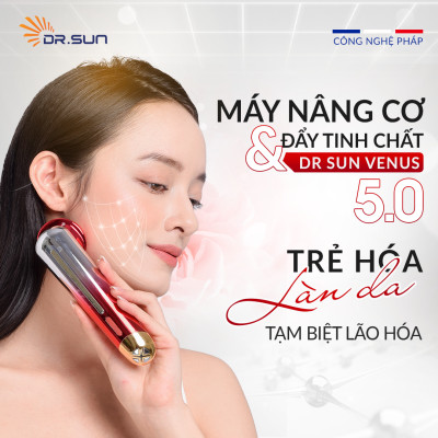Combo máy nâng cơ và đẩy tinh chất DR SUN VENUS & máy tẩy tế bào chết DR SUN OLYMPUS