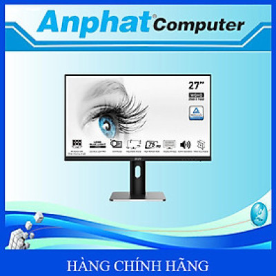 Màn hình LCD MSI PRO MP273QP (27inch/2K/IPS/75Hz/1ms) – Hàng Chính Hãng