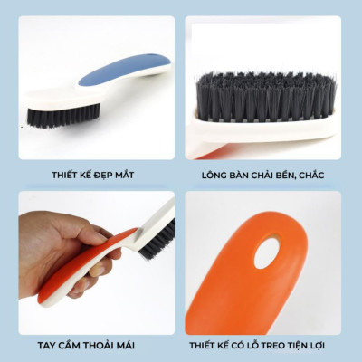 Bàn Chải Mini Đa Năng Giặt Giày Có Tay Cầm Tiện Lợi - Giao màu ngẫu nhiên