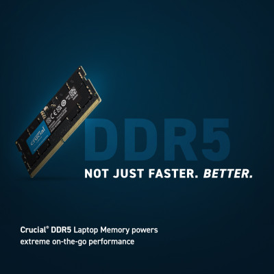 Ram Laptop Crucial DDR5 48GB Bus 5600 CL46, điện áp 1.1V - CT48G56C46S5- Hàng chính hãng