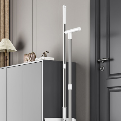 Bộ Hốt Rác Gia Đình Gấp Gọn Kèm Chổi Quét Rác Cao Cấp DAMAS TS2 - Lông chổi mềm mại không bám dính tóc - Hốt rác gấp gọn giúp tiết kiệm không gian