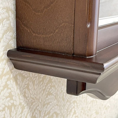 Đồng hồ Rhythm CMJ590NR06, 28.0×78.0x12.2cm. Vỏ gỗ. Dùng Pin.