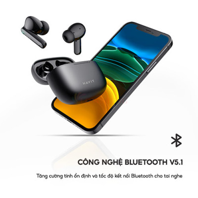 Tai nghe Bluetooth True Wireless Havit TW967 Pro - Hàng chính hãng