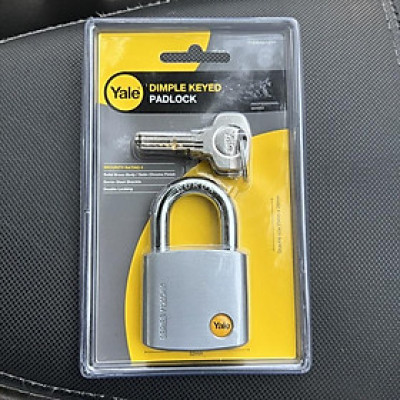 Ổ khóa Yale Y120D/50/127/1 thân đồng bọc Crom 50mm chìa vi tính - MSOFT