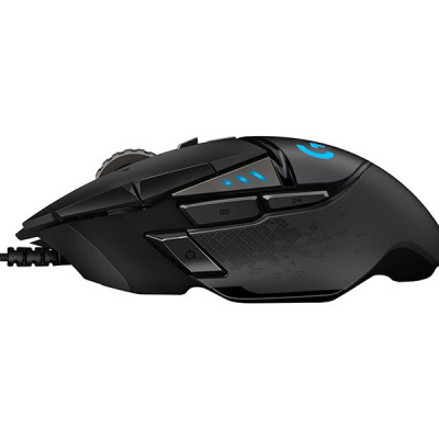 Chuột game có dây Logitech G502 Hero - Cảm biến Hero 25k, RGB, 11 nút lập trình - Hàng Chính Hãng
