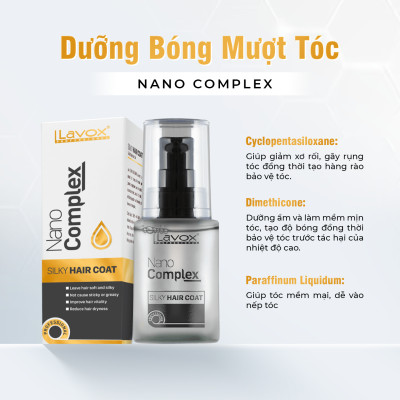Dưỡng Bóng Mượt Tóc Lavox Nanocomplex 30ml