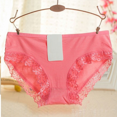 Set 10 quần lót nữ cotton viền ren màu ngẫu nhiên-Modal 08