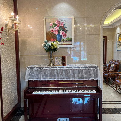 Khăn phủ đàn piano cơ đàn piano điện tử 88 phím phong cách Châu Âu cổ điển sang trọng chống bụi chống xước - Hàng chính hãng