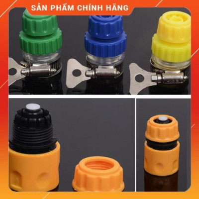 Bộ dây vòi xịt nước rửa xe, tưới cây , tăng áp 3 lần, loại 15m 206701-2 đầu đồng,cút,nối PE