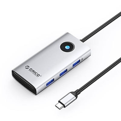 Hub đa năng 6 in 1 cổng Type-C PW11-6PR-SV-EP - Hàng chính hãng