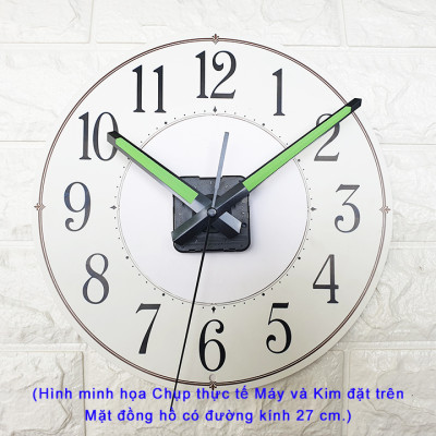 Máy Đồng Hồ Eastar Kim Trôi Độ Chính Xác Cao – Bộ Kim Đen Có Dạ Quang + Pin Panasonic HI-TOP