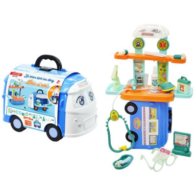 Đồ Chơi Xe Khám Bệnh Lưu Động - Bác Sĩ Nhí - Firstar DK81356