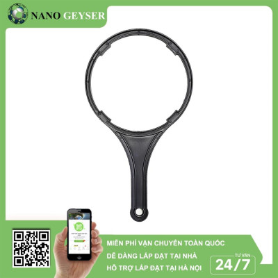 Tay mở cốc lọc 123, Tay vặn cốc lọc 10in, 20in, Tay mở vỏ màng RO - Hàng Chính Hãng