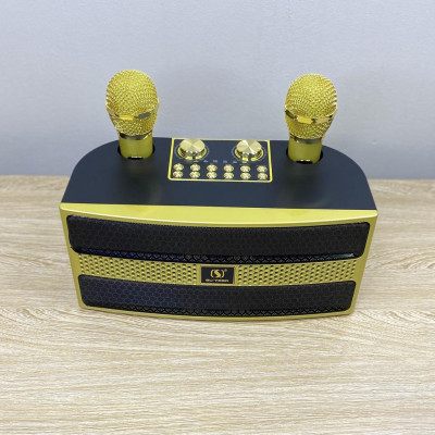 Loa Karaoke Bluetooth YS-202 Kèm 2 Micro Không Dây ( Hàng Chính Hãng )