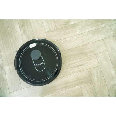 Robot hút bụi lau nhà Rapido Hecquyn Extra 25W, trạm đổ rác thông minh, quét rada, tia UV diệt khuẩn, BH 12 tháng - Hàng chính hãng