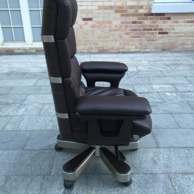 Ghế xoay Chủ tịch cao cấp Ghế da giám đốc CD7123-P Chân hợp kim thép carbon không gỉ dành cho quản lý cấp cao, Chủ tịch, Tổng giám đốc