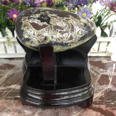 Bát Tụ Bảo đá mã não thô nguyên khối 