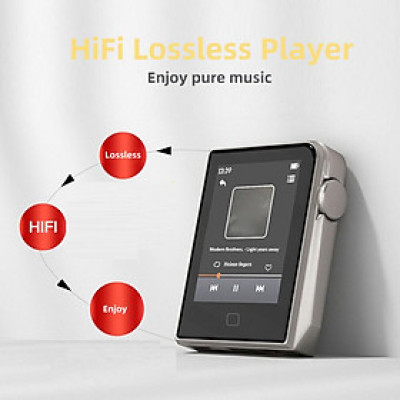 Máy Nghe Nhạc Lossless Hifi, Bluetooth 5.2, Màn Hình Cảm Ứng, Điều Chỉnh Hiệu Ứng Âm Thanh Ruizu A58 Bộ Nhớ Trong 16GB - Hàng Nhập Khẩu