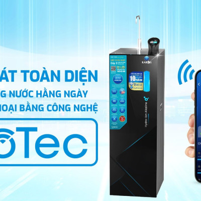 Máy lọc nước Hydro-ion kiềm 12 lõi Karofi S68, Điện phân trực tiếp, Giao trước lắp sau miễn phí, Bảo hành 36 tháng - Hàng chính hãng