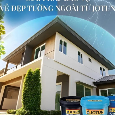 Sơn tường JOTUN JOTASHILED 15L chống phai màu, chống bám bẩn (Sơn ngoại thất)