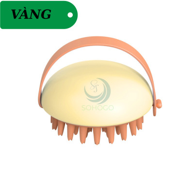 Lược Gội Đầu Massage Da Đầu Silicon- Bàn Chải Gội Đầu Thông Minh 3 trong 1- Lược Silicon Massage Tạo Bọt Gội Đầu- Cọ Gội Đầu Thư Giãn Da Đầu- Lược Gội Tạo Bọt Đa Năng Cho Tóc & Da
