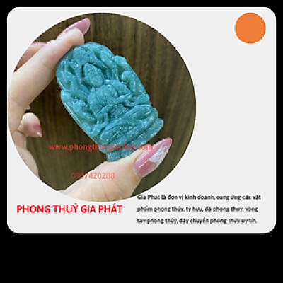 Mặt dây chuyền thiên thủ thiên nhãn lam ngọc loại A|phongthuygiaphat