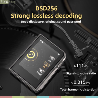 Ruizu A58 - Máy Nghe Nhạc Lossless Hifi, Bluetooth 5.0, Màn Hình Cảm Ứng, Điều Chỉnh Hiệu Ứng Âm Thanh(16G)  - Hàng chính hãng