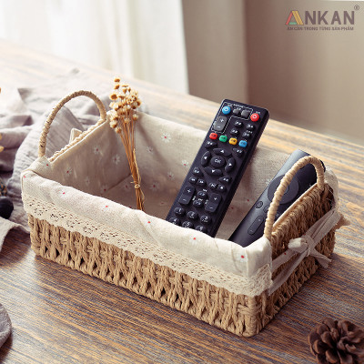 Giỏ Cói Vintage Có Quai – Đựng Đồ, Đi Picnic, Decor Nhà Cửa