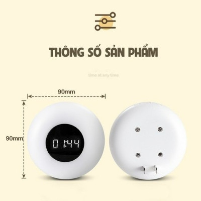  Điều Khiển Từ Xa Thông Minh, Tích Hợp Đồng Hồ Xem Giờ, Điều Chỉnh Được Nhiều Cấp Độ Sáng