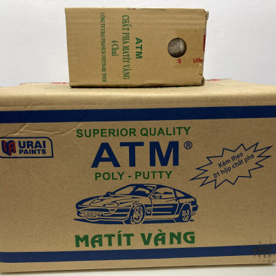 Mattit vàng ATM trét vết lồi lõm sắt thép và gỗ 3.5kg