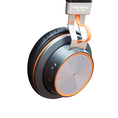 Tai nghe bluetooth  chụp tai Soundmax BT300 10m - hàng chính hãng