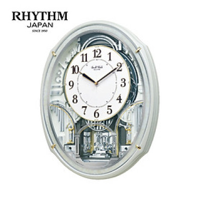 Đồng hồ Rhythm Magic Motion 4MH435WR03 Kt 38.9 x 49.9 x 10.8cm, Dùng PIN