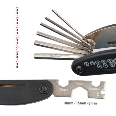 Túi Vá Săm Lốp Xe Đạp Sửa Chữa Đa Năng 10 in 1 Mini Khẩn Cấp (Bản nâng cấp có túi và Thanh nạy bằng kim loại) MaiLee