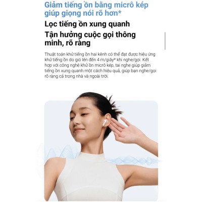 Tai Nghe Bluetooth Xiaomi Redmi Buds 6 Active - Hàng Chính Hãng