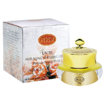 Kem ROSA UV/30 ANTI-AGING WHITENING CREAM 20g - Chống Nhăn - Ngừa Lão Hóa - Giảm Mụn