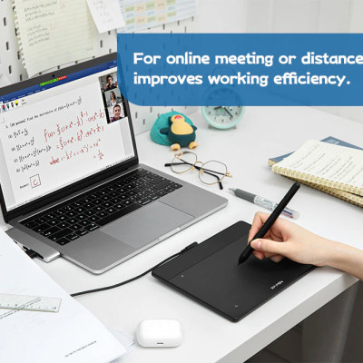 Bảng Vẽ Điện Tử XP-Pen Deco Fun L 10X6.27 inch Android Hỗ Trợ Cảm ứng Nghiêng kèm Bút Vẽ Không Sạc P01 - Hàng Chính Hãng - Red