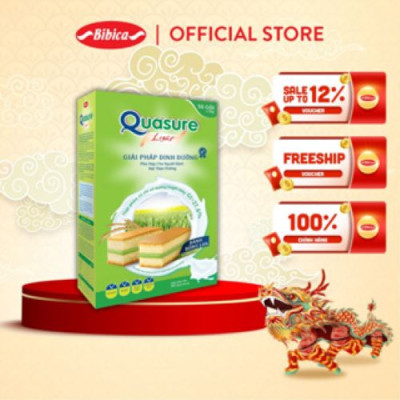 BAO BÌ MỚI - Bánh Dinh Dưỡng Quasure Light Bibica dành cho người ăn kiêng và tiểu đường - Ngũ Cốc/ Bông Lan/ Bánh Quy