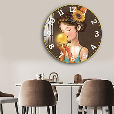 ĐỒNG HỒ TREO TƯỜNG PHA LÊ, ĐỒNG HỒ TRANG TRÍ, ĐỒNG HỒ TRANH TRÁNG GƯƠNG PVP-DHT01-05