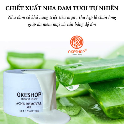 Gel Lột Mụn OKESHOP 30ml - Giải Pháp Loại Bỏ Mụn Đầu Đen - Mụn Cám - Bạ Nhờn - Làm Sạch Sâu Và Thu Nhỏ Lỗ Chân Lông