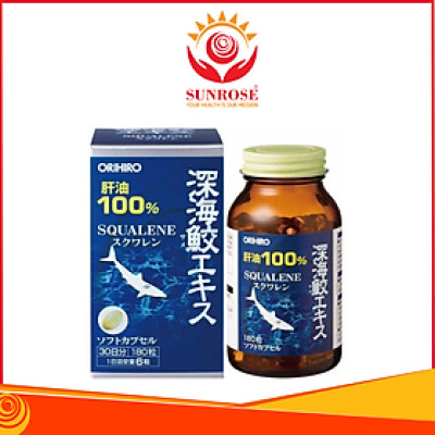 THỰC PHẨM BẢO VỆ SỨC KHỎE CHIẾT XUẤT CÁ MẬP  BIỂN SÂU ORIHIRO 180 VIÊN