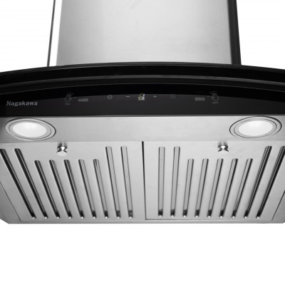 Máy Hút Mùi Kính Cong Premium Nagakawa NAG1855 200W (70 cm) - Hàng Chính Hãng